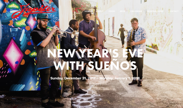 Jupiter New Year's Eve with Suenos